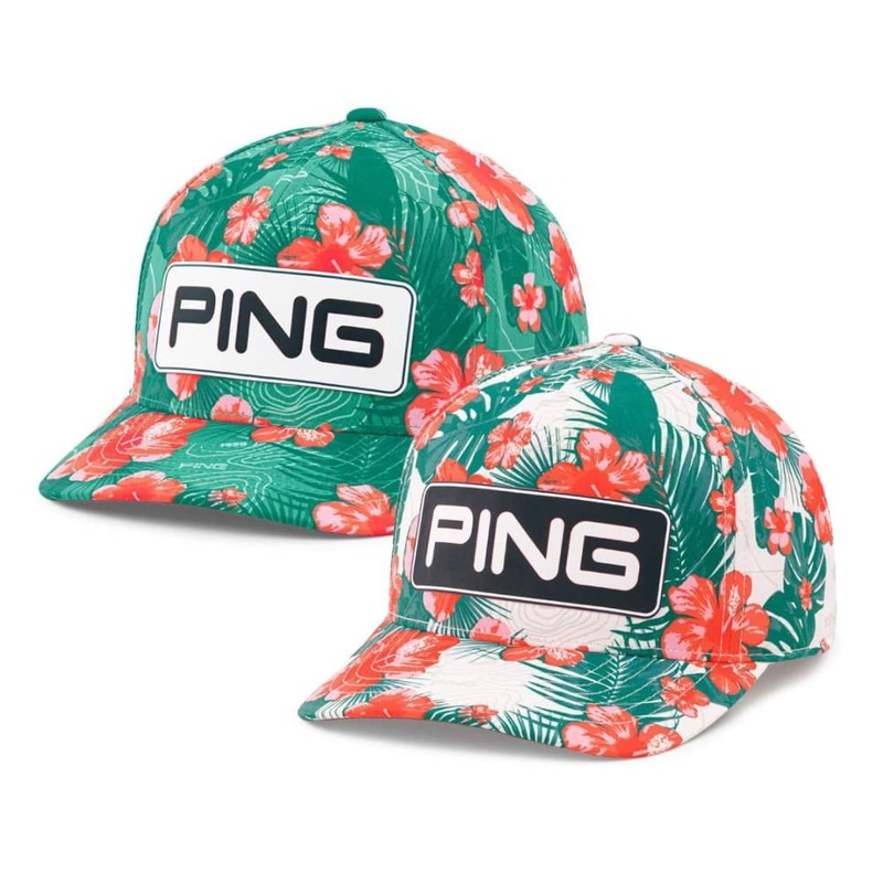 Ping Men’s PUA Tour Snapback Adjustable Hat 24 WHITE OSFA