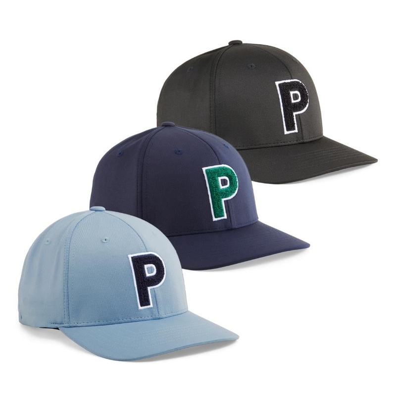 Puma Men’s Chenille P Snapback Hat 24 PUMA BLACK OSFA