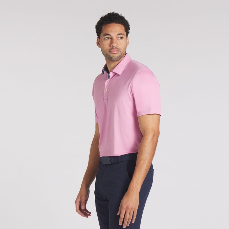 Puma Men’s Mattr Brigade Polo 24 MAUVED OUT/BLUE HORIZON MD