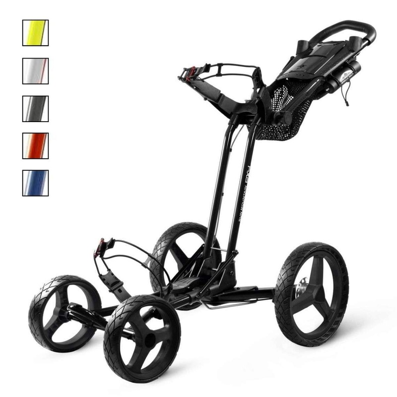 Sun Mountain Pathfinder PX4 Push Cart ATOMIC YELLOW