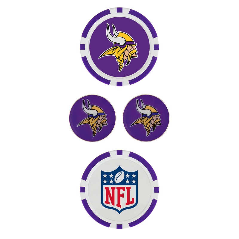 Team Effort NFL Set of Ball Markers VIKI