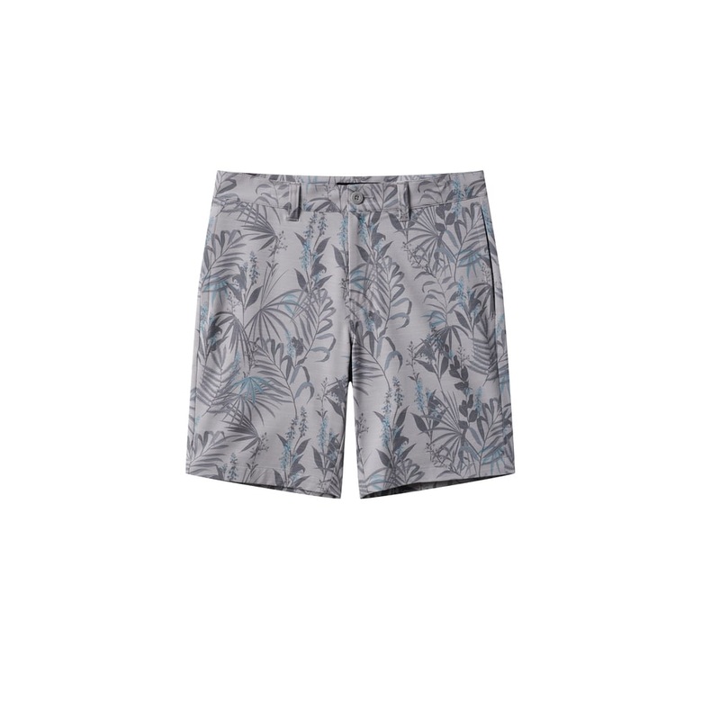TravisMathew Men’s Garden Isle Short 24 HEATHER LIGHT GREY 35
