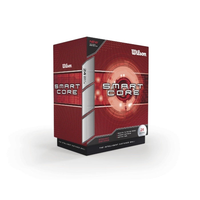 Wilson Smart Core 24 Pack Golf Balls WHITE