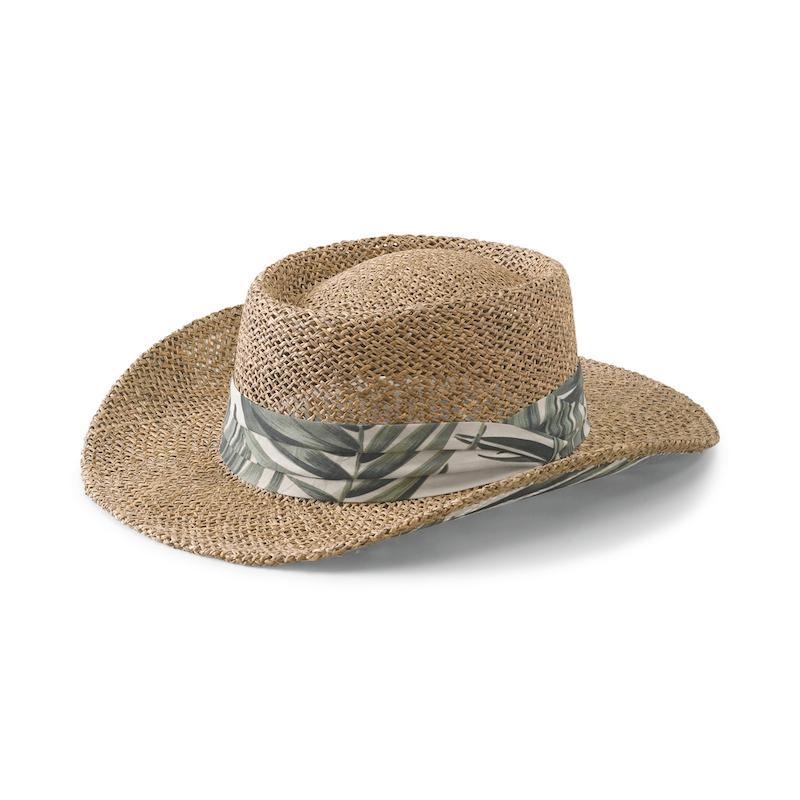 Backspin Men’s Seagrass Gambler Hat NATRUAL/PRINT OSFA