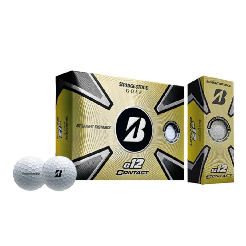 Bridgestone E12 Contact Golf Balls 2023 WHITE