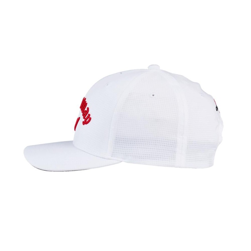 Callaway Golf Tour Authentic Performance Pro Adjustable Hat 25 WHITE/FIRE RED OSFA