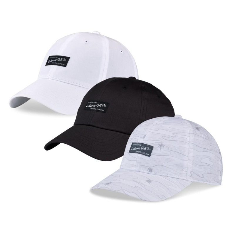 Callaway Men’s Relaxed Retro Adjustable Hat 24 WHITE/BLACK OSFA