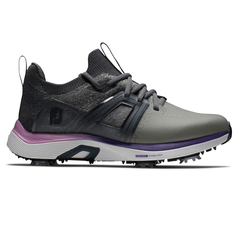 FootJoy Women’s Hyperflex Gray/Pink Golf Shoe – 98168 GRAY/PINK 8.5 Medium