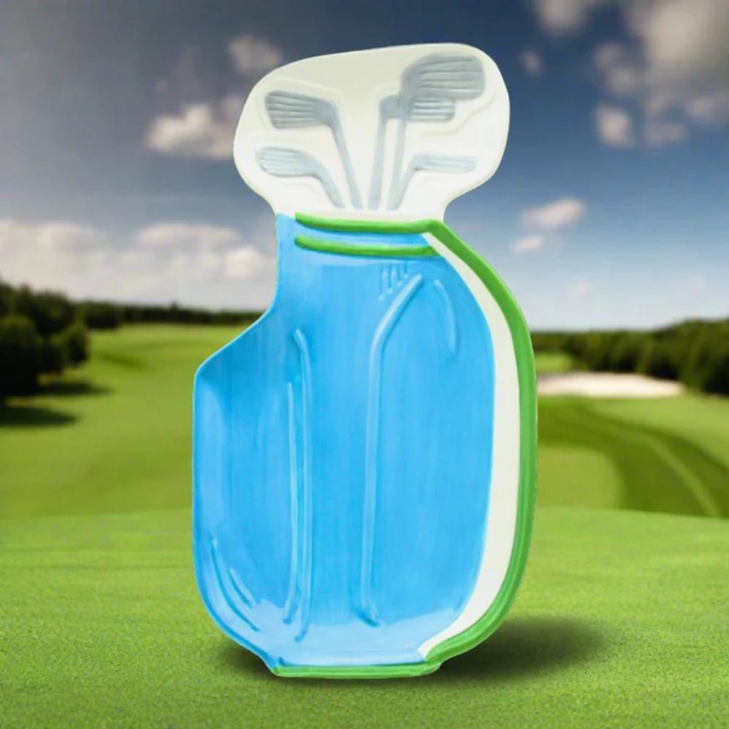 Godinger Golf Bag Platter 12IN