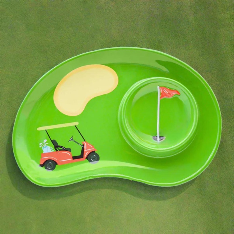 Godinger Golf Chip & Dip Platter 12IN