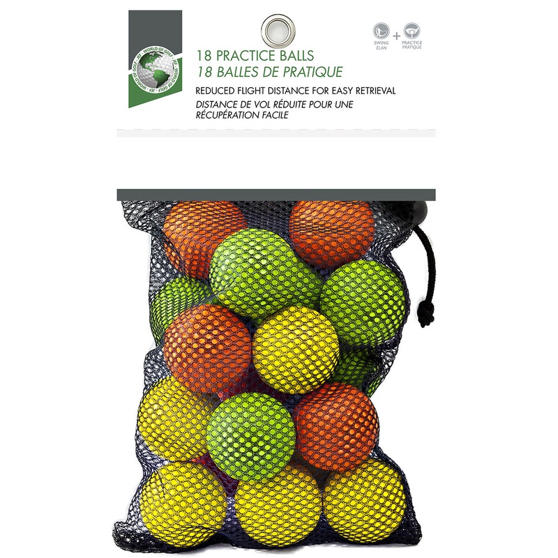 Golf Gifts & Gallery Foam Golf Balls – 18 Pack ASSORTED