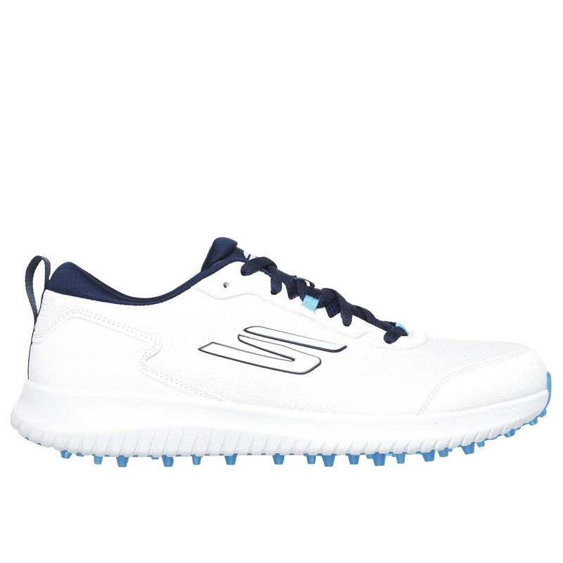 Skechers Men’s GO GOLF Max Fairway 4 Golf Shoe – White/Navy WHITE/NAVY 11.0 Medium