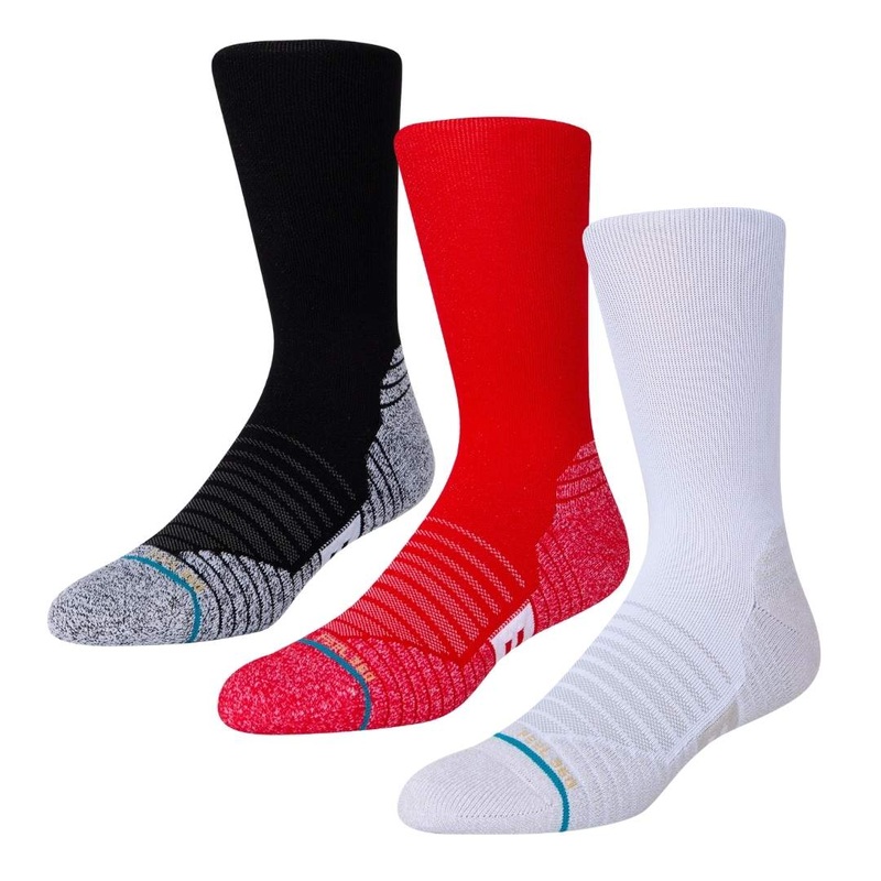 Stance Men’s Athletic Versa Crew Socks BLACK LG