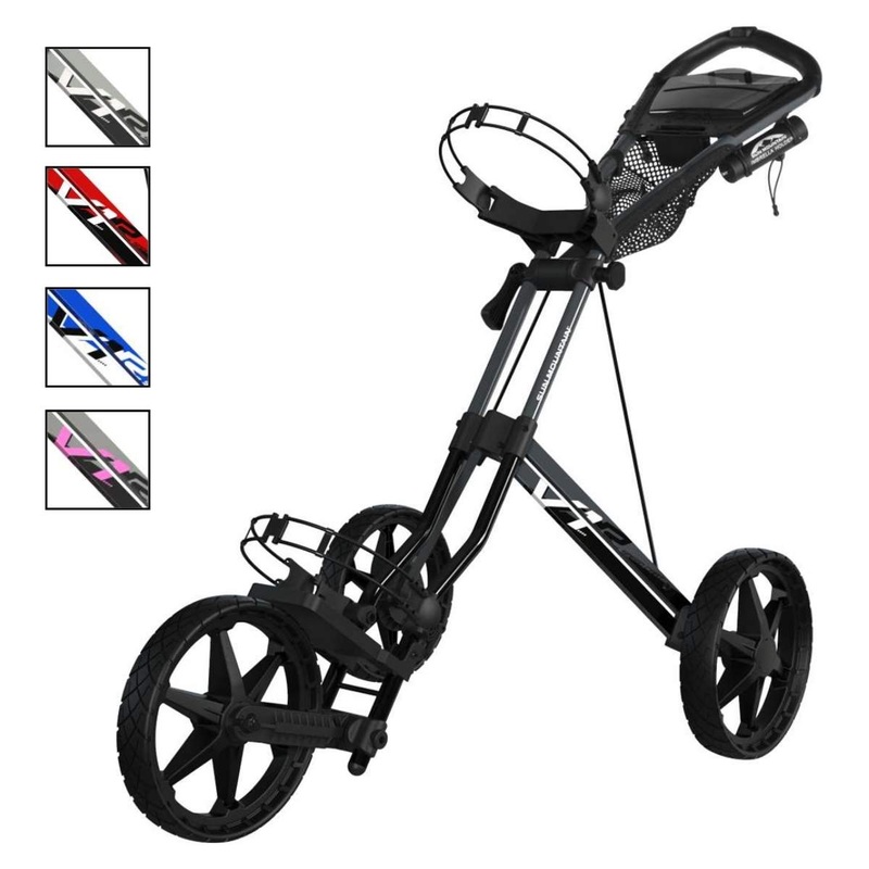 Sun Mountain Speed Cart V1R Push Cart STEEL/PLATINUM