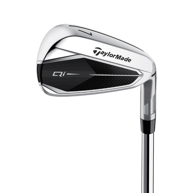 TaylorMade Qi Iron Set – Steel Right 5-PW + AW KBS Max 85 Steel Stiff