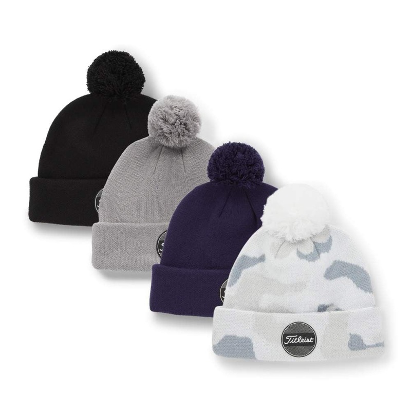Titleist Boardwalk Pom Pom Beanie Hat 2023 GRAY OSFA