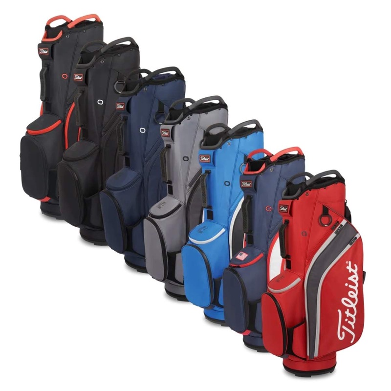 Titleist Cart 14 Golf Bag 2022 NAVY/WHITE/RED