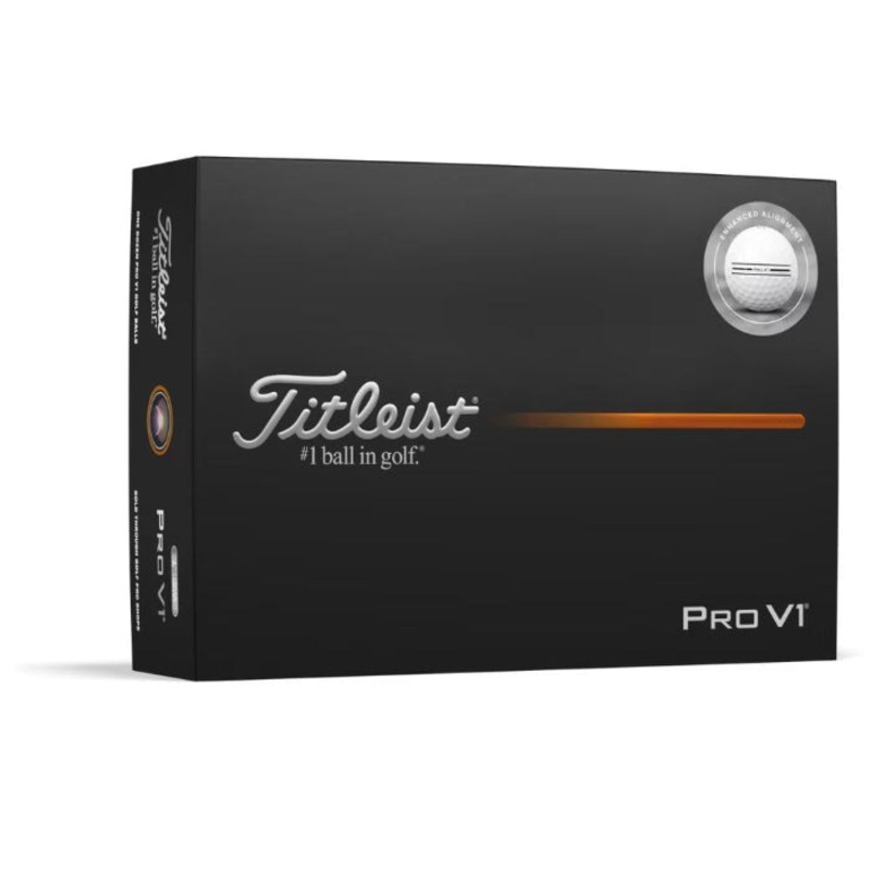 Titleist Pro V1 Enhanced Alignment Golf Balls 2025 ENHANCED ALIGN