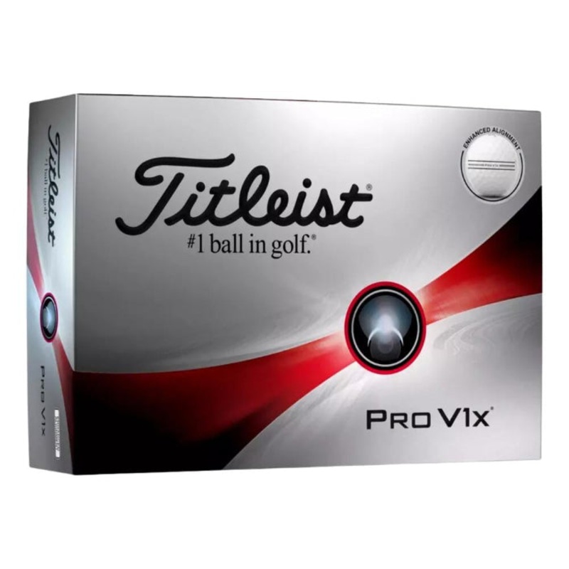 Titleist Pro V1x Enhanced Alignment Golf Balls 24 ENHANCED ALIGNMENT