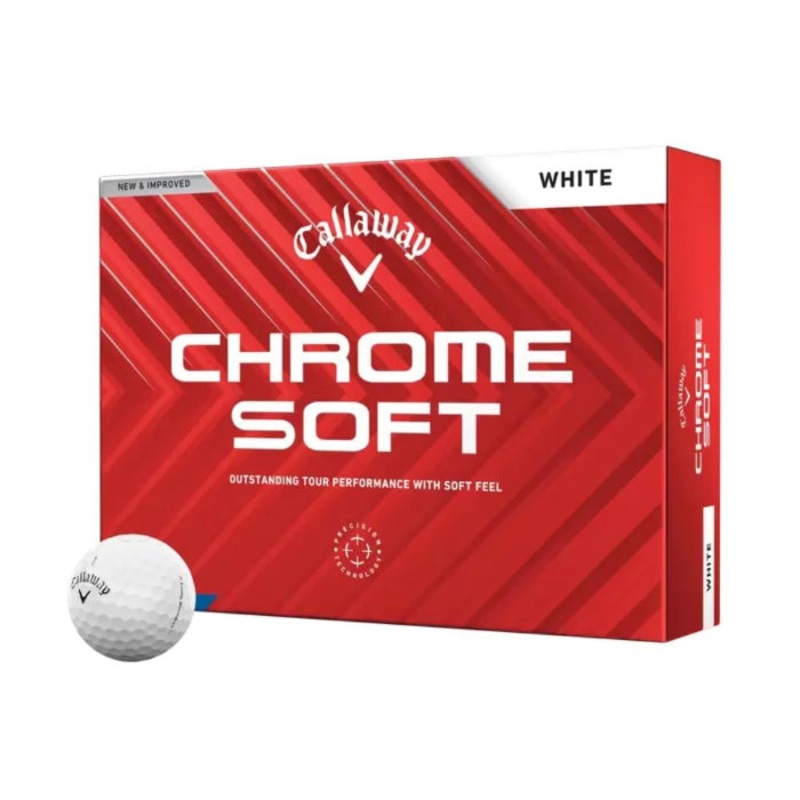 Callaway Chrome Soft Golf Balls WHITE