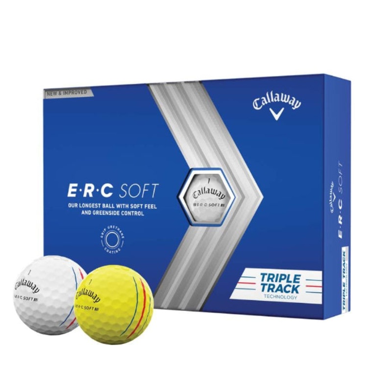 Callaway ERC Soft Triple Track Golf Balls 2023 WHITE TRIPLE TRACK