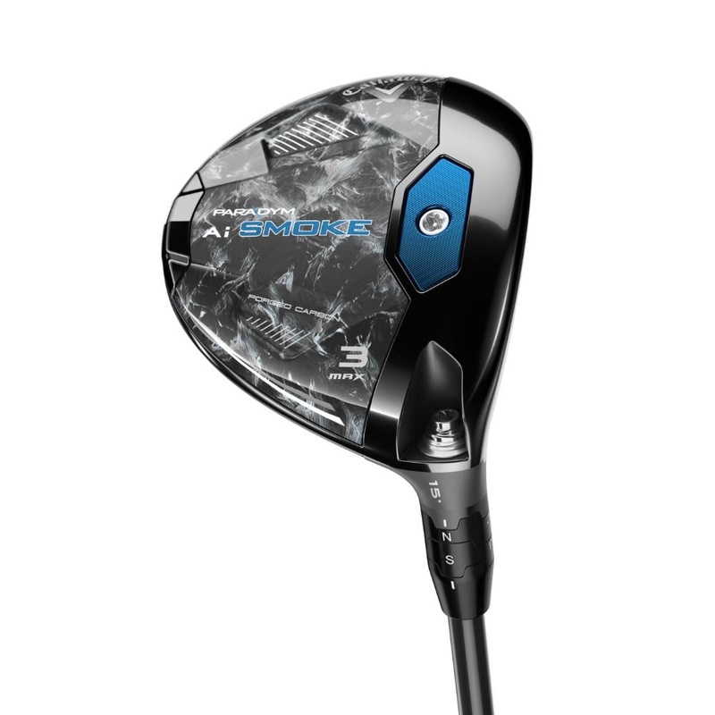 Callaway Paradym Ai Smoke Fairway Wood Right 3 Wood Mitsubishi Tensei 75 X-Stiff