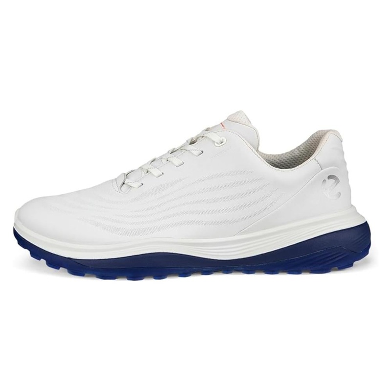 ECCO Men’s LT1 Hybrid Golf Shoes – White/Blue WHITE 44 Medium
