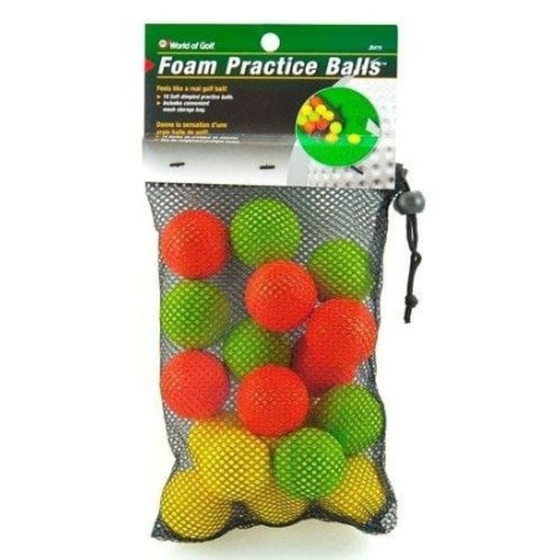 Foam Practice Golf Balls YELLOW