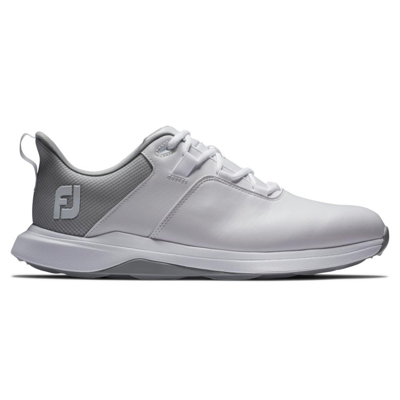 FootJoy Men’s ProLite Golf Shoe – White/Gray Previous Season Style 56924 WHITE/GRAY 8.5 Medium