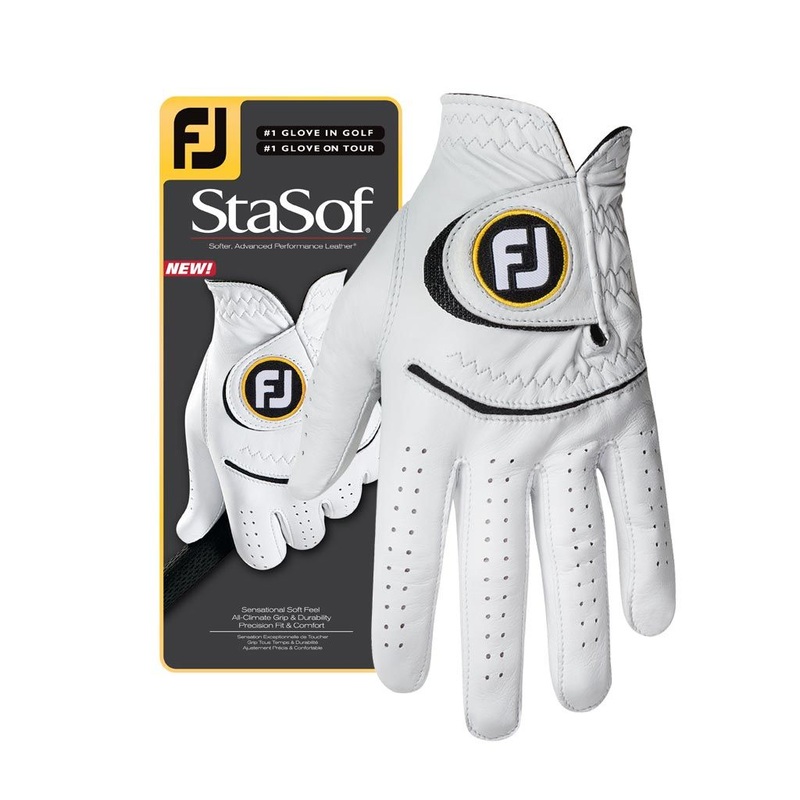 FootJoy Men’s StaSof Golf Glove WHT Left S
