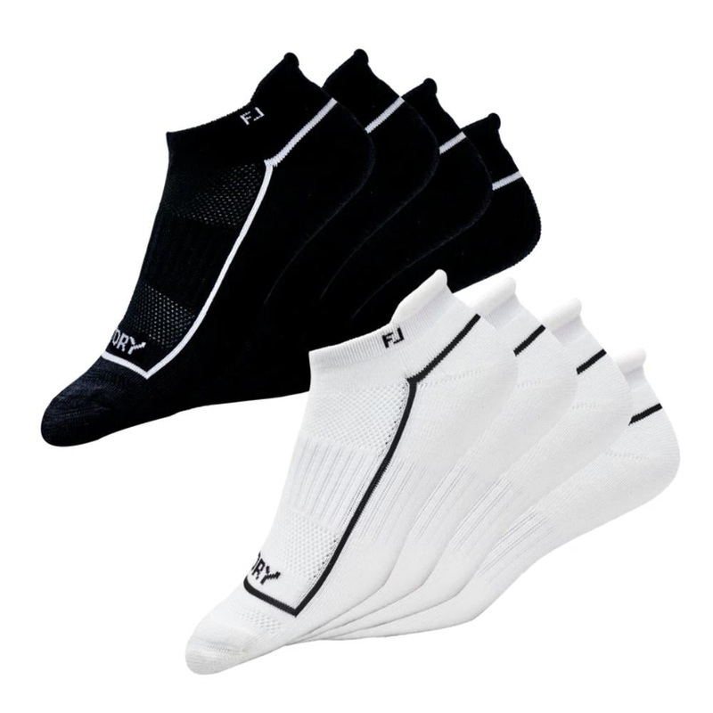 FootJoy Women’s ProDry Roll Tab Socks 24 – 2 Pack WHITE