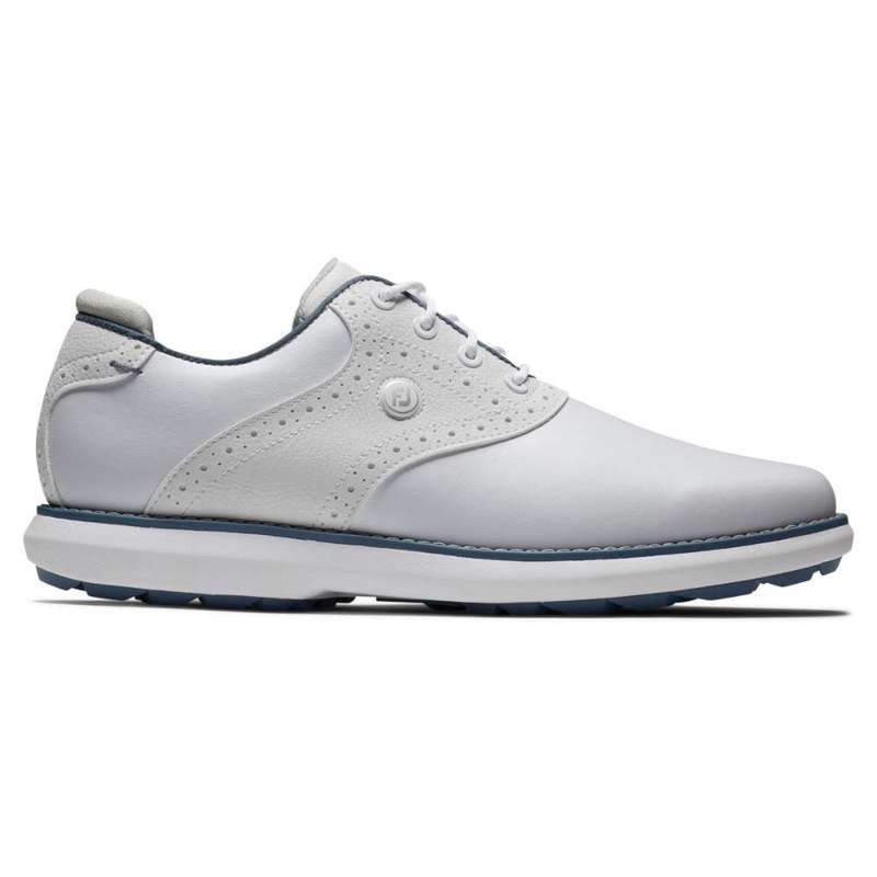 FootJoy Women’s Traditions White Golf Shoe – 97898 WHITE 8.5 Medium