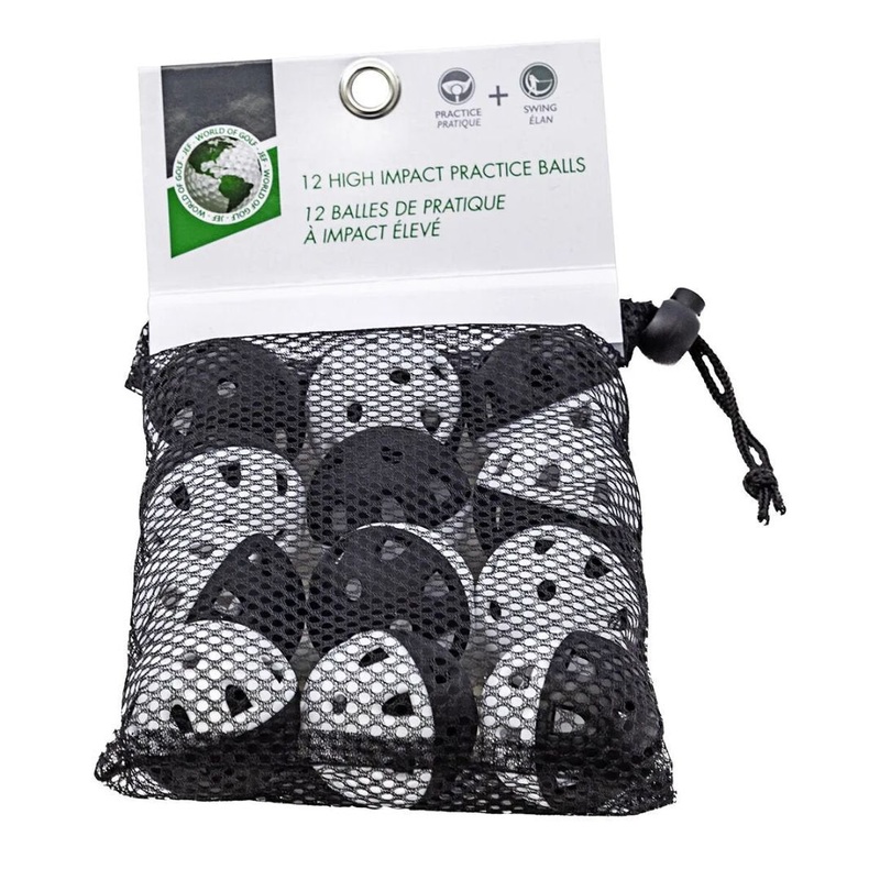 Golf Gifts & Gallery High Impact Practice Balls – 24 Pack WHITE