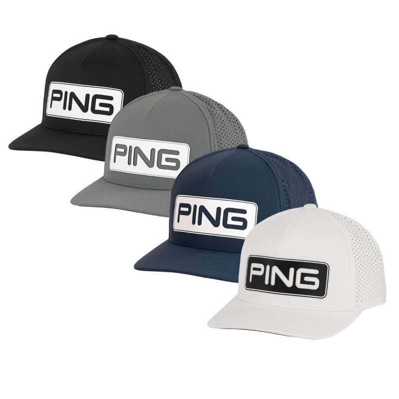 Ping Men’s 2022 Tour Vented Delta Adjustable Hat GREY OSFA