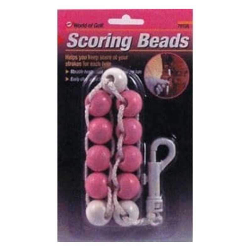 Pink Golf Scoring Beads PINK