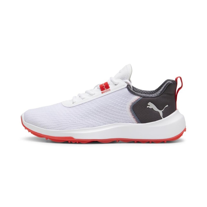 Puma Men’s Fusion Crush Sport Spikeless Golf Shoe 24 – White/Dark Coal WHITE/DARK COAL 10.0 Medium