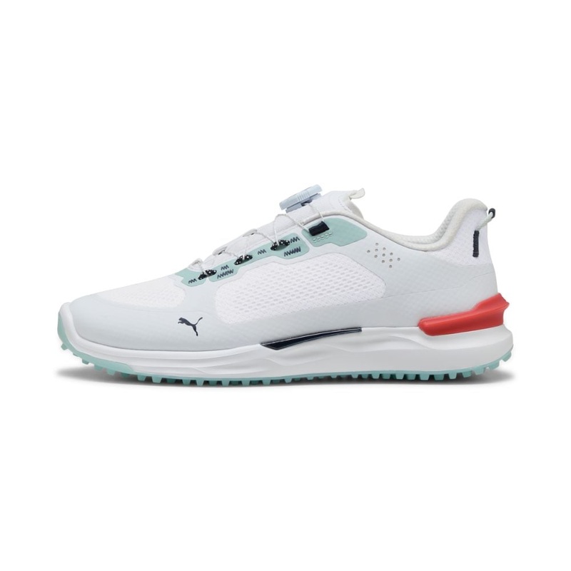 Puma Men’s Ignite Elevate X DISC Golf Shoe 25 – Puma White/Modern Mint PUMA WHITE/MODERN MINT 9.0 Medium
