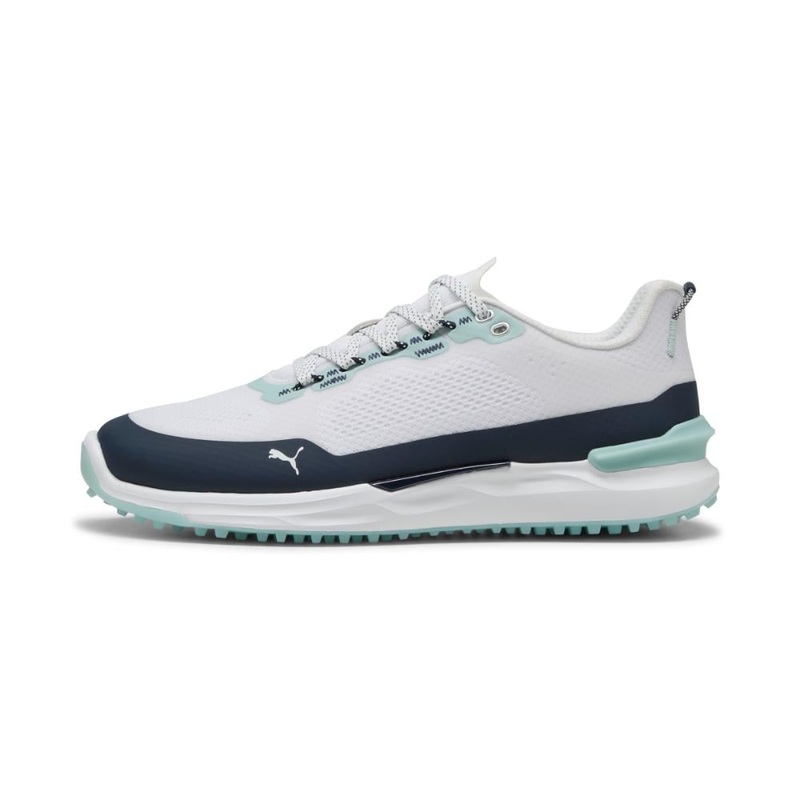 Puma Men’s Ignite Elevate X Golf Shoe 25 – Puma White/Deep Navy/Mint PUMA WHITE/DEEP NAVY/MINT 9.0 Medium