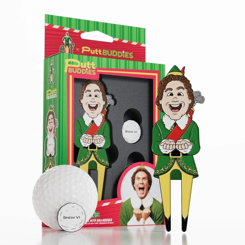 Putt Buddies Buddy the Elf divot tool w/ SnowV1 Ball Marker BUDDY