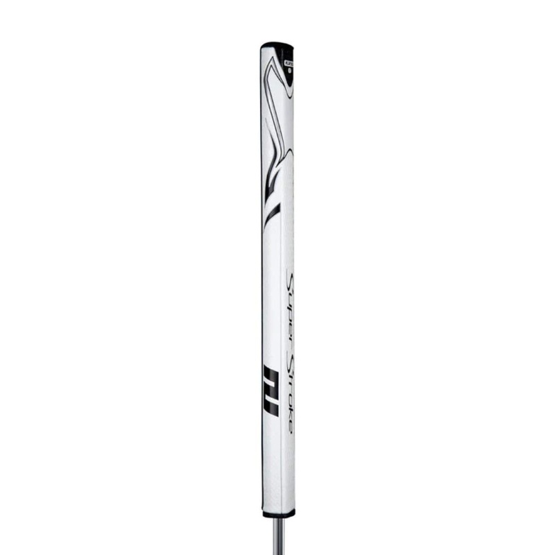 SuperStroke Zenergy XL Plus Flatso Putter Grip White/Black FLAT