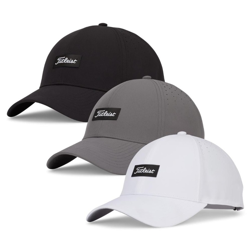Titleist Men’s Charleston Breezer Adjustable Hat 24 WHITE/BLACK
