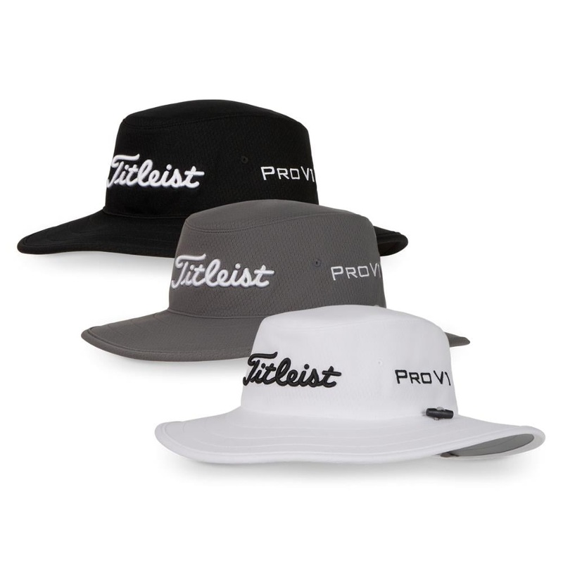 Titleist Men’s Tour Aussie Hat 24 WHITE/BLACK