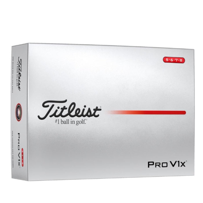Titleist Pro V1x High Number Golf Balls 2025 HIGH NUMBERS