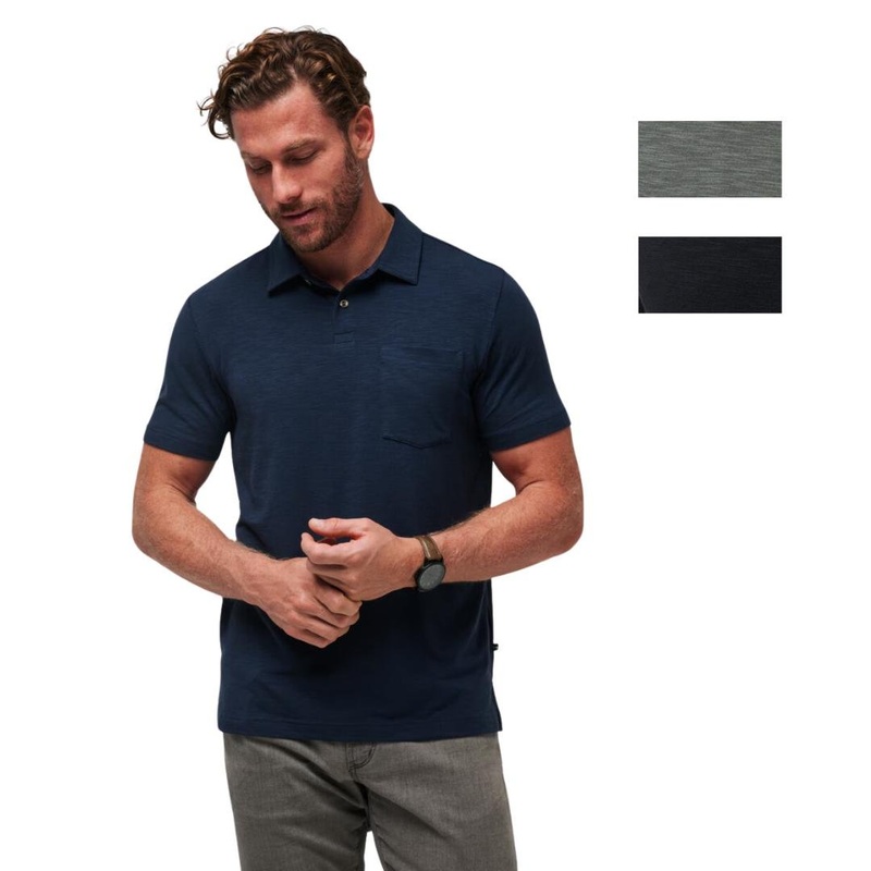 TravisMathew Men’s Cloud Polo 24 TOTAL ECLIPSE XL