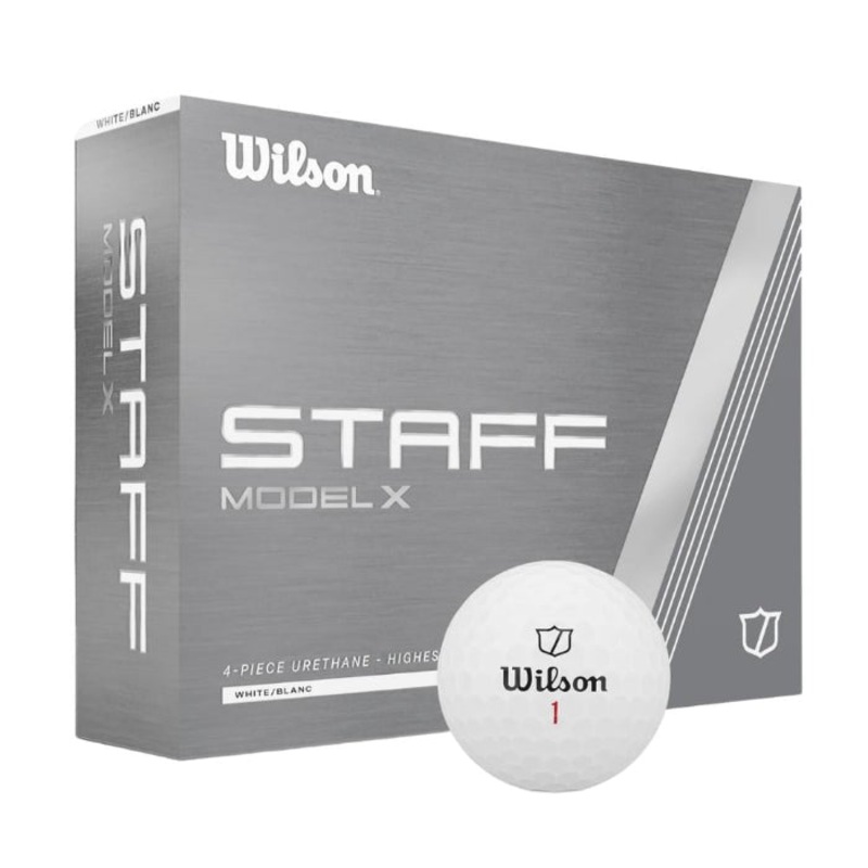 Wilson Staff Model X Golf Balls WHITE