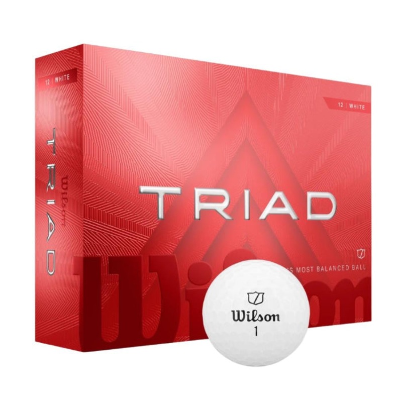 Wilson Triad Golf Balls 2025 WHITE