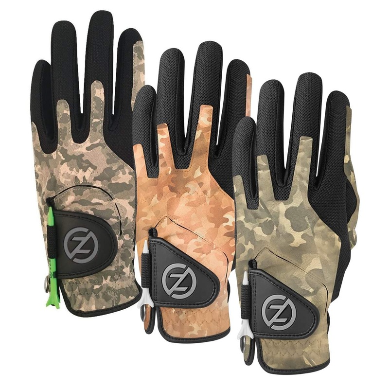 Zero Friction Men’s Universal Fit Camo Golf Glove FIE OSFA Regular