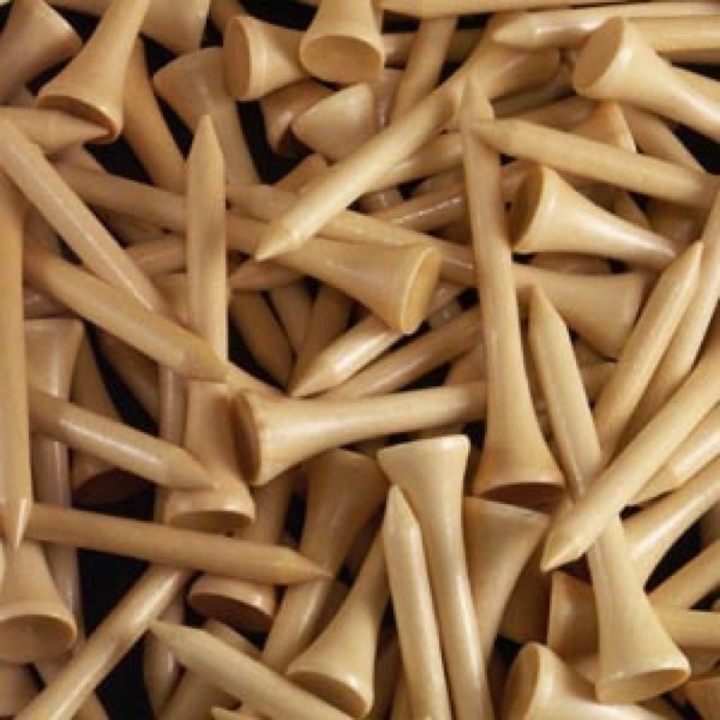 2 3/4 Inch 100 Count Golf Tees Neon