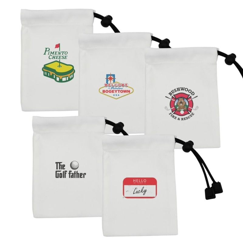 Backspin Small Golf Valuables Pouch BOGE Bogeytown