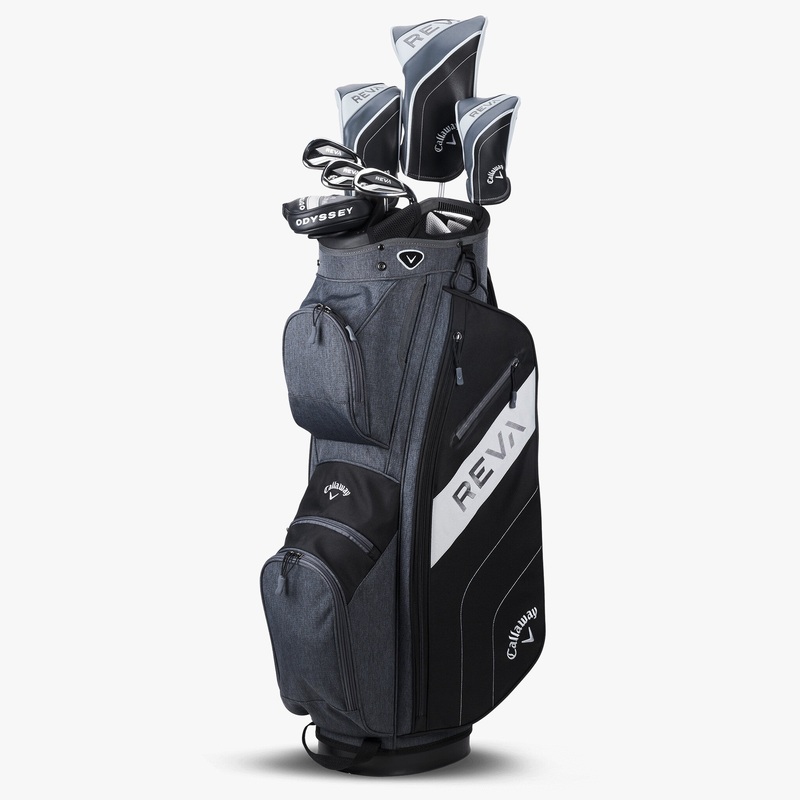 Callaway Women’s Reva 8-Piece Complete Set w/ Black Cart Bag BLK8 Right Standard